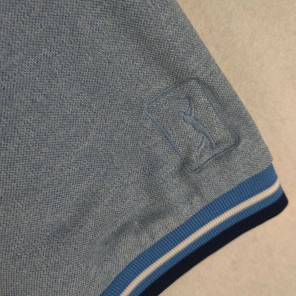 PGA Tour Mens 2XL Blue Polo Golf Rugby Casual Shirt XXL‎ - Picture 4 of 9
